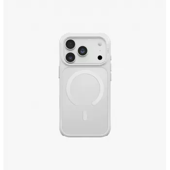 UNIQ Veren MagClick Ladehülle für iPhone 18 Pro / 17 Pro – Chalk Frost