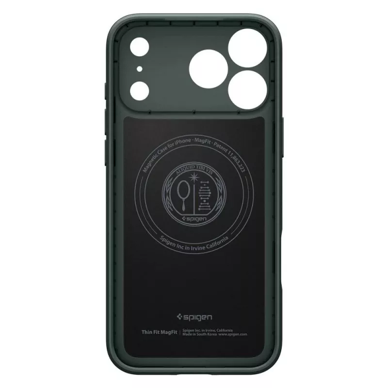 Spigen Thin Fit MagSafe Hülle für iPhone 18 Pro Max / 17 Pro Max - Abyss Green