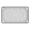 Eaton F3A-2K-M50/16-2 EP-501503 Flanschplatte IP55 Isolierstoff EP