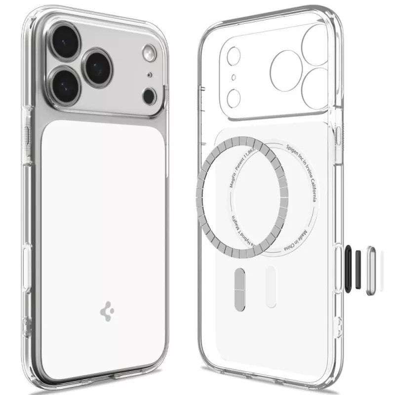 Spigen Ultra Hybrid T Mag MagSafe Hülle für iPhone 18 Pro Max / 17 Pro Max - Glänzend Weiß