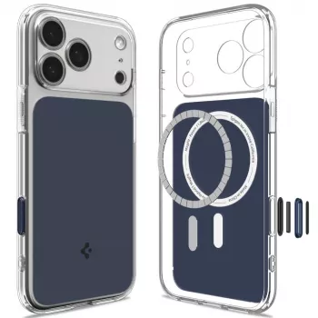 SPIGEN Ultra Hybrid T MagSafe iPhone 17 Pro Max / 18 Pro Max Mattschwarz Blau
