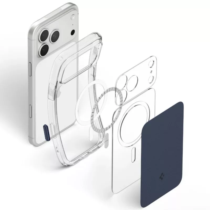 SPIGEN Ultra Hybrid T MagSafe iPhone 17 Pro Max / 18 Pro Max Mattschwarz Blau