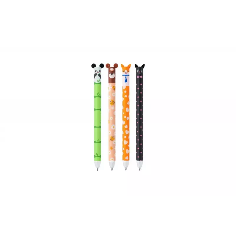 JOLLY Gelstift Tiermotive 0,5 mm Blau, 4 Stück (7005-0005)