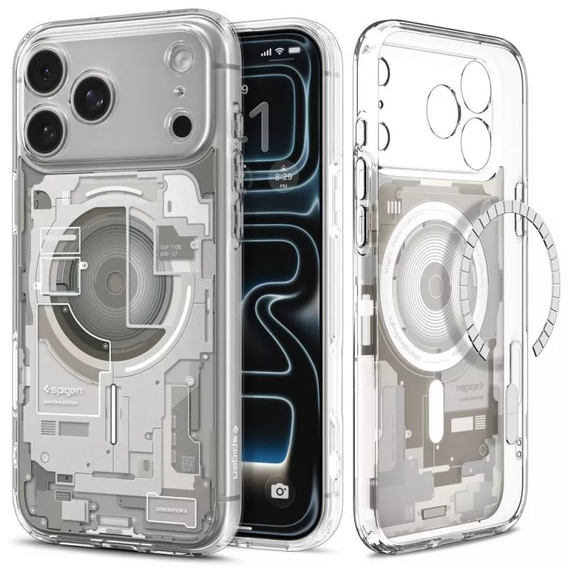 SPIGEN Ultra Hybrid MagSafe iPhone 17 Pro / 18 Pro Zero One Natural Titanium