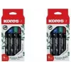 Kores ECO XP1 Permanentmarker, Rundspitze, 3 mm, verschiedene Farben, 4er-Set M20764