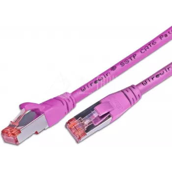 Wirewin S/FTP CAT6 0,25m Netzwerkkabel, Rosa (PKW-PIMF-KAT6 0.25 MG)