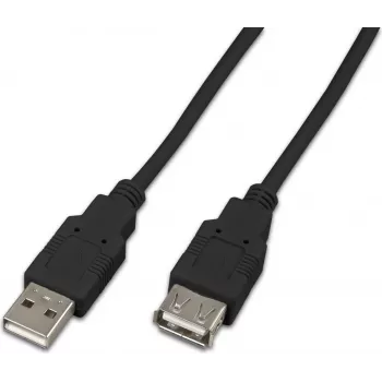 Wirewin USB A-A MF 0.15 SW USB 2.0 Verlängerungskabel, 0,15 m, Schwarz