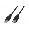 Wirewin USB A-A MF 0.15 SW USB 2.0 Verlängerungskabel, 0,15 m, Schwarz
