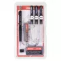 ARISTO mg1 pro College Tuschefüller-Set, 3 Füller 0,25 / 0,35 / 0,50 mm, 6-teilig (AR64308)