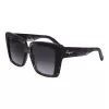 Ferragamo Damen SF1060S-21 Schmetterling Sonnenbrille, Havana/Braun Gradient, 55mm