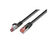Wirewin Cat6 S/FTP PIMF Patchkabel, LSOH, Schwarz, RJ45 PKW-PIMF-KAT6 2.0 SW