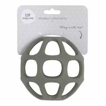 BABY'S ONLY BO-860.862.125.50 Silikon-Beißball, 0+, Urban Green