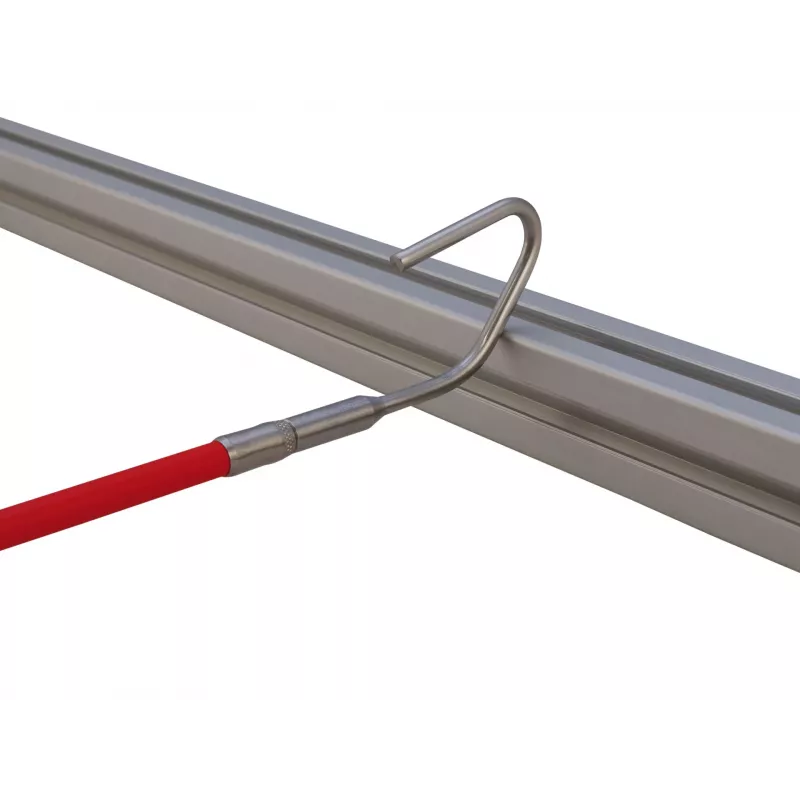 Runpotec Fanghaken-Set, 4 Stück, Edelstahl, RTG-Gewinde Ø 6 mm, für Kabeleinziehsysteme und Glasfaserstäbe (20614)