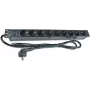 Wirewin 19 Zoll 1U Stromverteilungseinheit mit 9 Schuko-Steckdosen (NVL9)