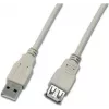Wirewin USB A-A MF 3.0 GR USB-Verlängerungskabel 3 m USB 2.0 Grau