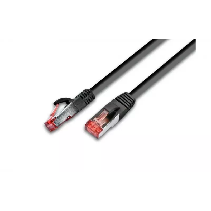 Wirewin PKW-PIMF-KAT6A 0.5 SW Cat6a S/FTP Patchkabel, 0,5 m, Schwarz