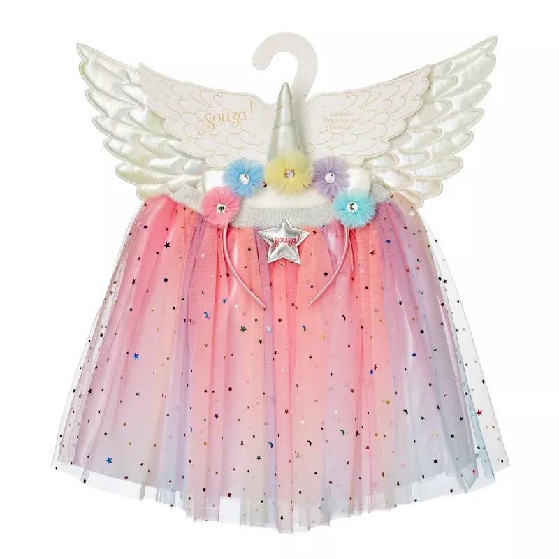 Souza! Celestia Kostüm-Set – Rock, Haarreif & Flügel für Mädchen 5-7 Jahre