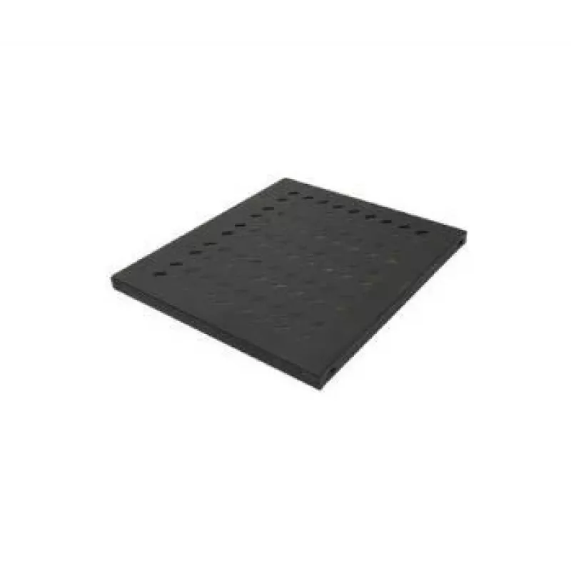 Wirewin SHELF 400 1U BL Rack-Rückwandabdeckung für Regalboden, Schwarz