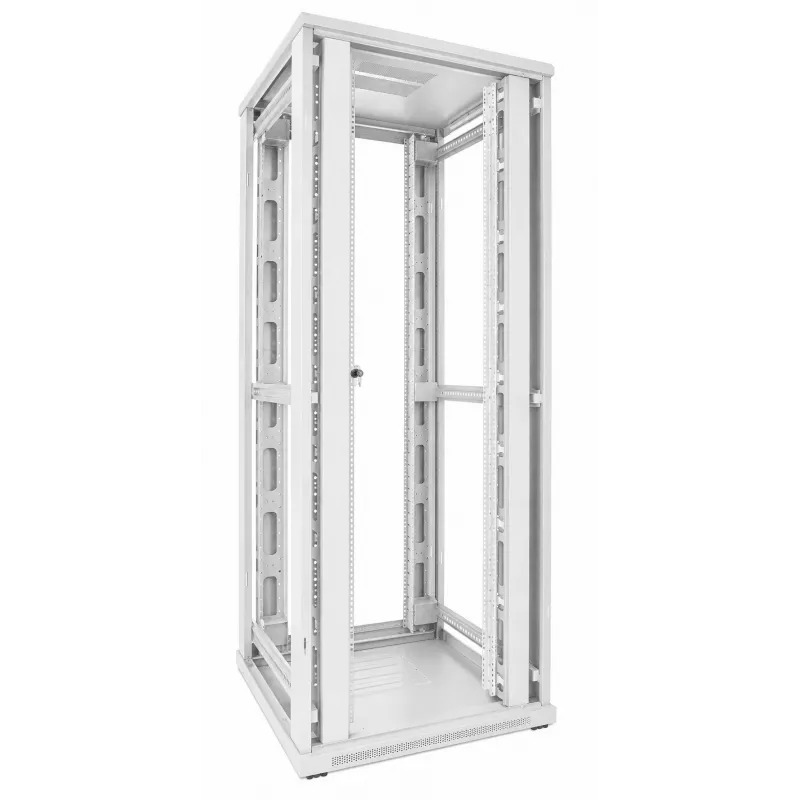 DSIT 47U 19-Zoll Server-Rack 800x800x2200mm Weiß mit perforierten Doppeltüren DS8847DD-W
