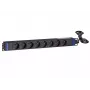 DSIT 19-Zoll 8-fach Rackmount PDU mit C14-Stecker und Erdungskontakt (DS-8PDU-C14-PE)