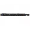 DSIT 19-Zoll 8-fach PDU mit Hauptschalter und Überlastschutz (DS-8PDU-MO-PE)