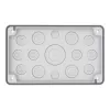 Eaton F3A-2K-M50/16-1 Flanschplatte IP55 Isolierstoff Grau EP-501502
