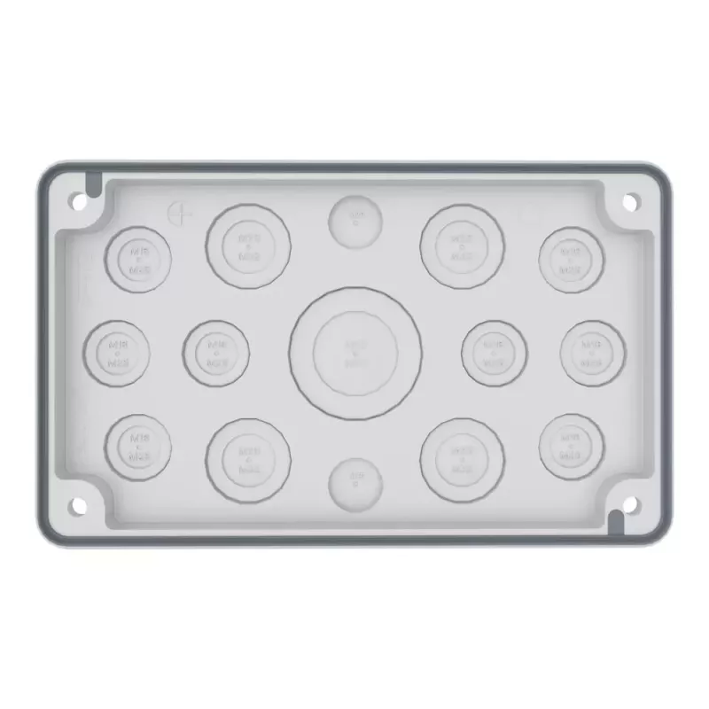 Eaton F3A-2K-M50/16-1 Flanschplatte IP55 Isolierstoff Grau EP-501502