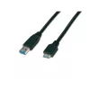 Wirewin USB 3.0 A auf Micro-B Kabel 1,8m Schwarz USB 3.0 A-MB MM 1.8 SW