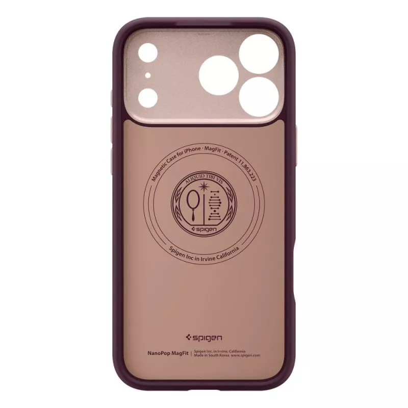 Spigen Nano Pop Mag MagSafe Hülle für iPhone 18 Pro Max / 17 Pro Max – Burgundy Bean