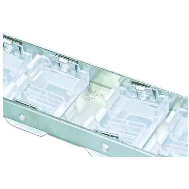 Wirewin Hochwertige 24-Port Keystone Modul Blindpanel, 0° oder 45° Winkel verstellbares Keystone System (WKS PANEL 24 DYN ANG)