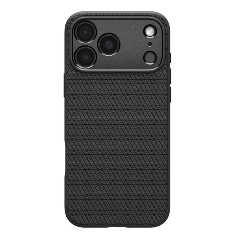Spigen Liquid Air Hülle für iPhone 17 Pro / 18 Pro - Mattschwarz