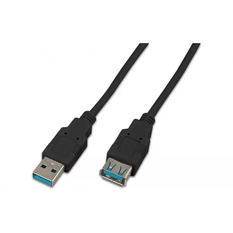 Wirewin USB 3.0 A-A MF 3.0 SW USB-Kabel 3 m USB 3.2 Gen 1 (3.1 Gen 1) USB A Schwarz