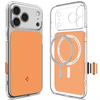 SPIGEN Ultra Hybrid T MagSafe iPhone 17 Pro / 18 Pro Glänzend Orange