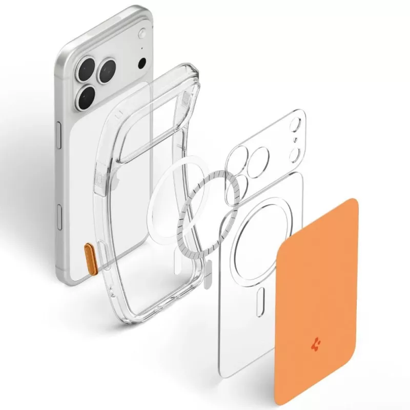 SPIGEN Ultra Hybrid T MagSafe iPhone 17 Pro / 18 Pro Glänzend Orange
