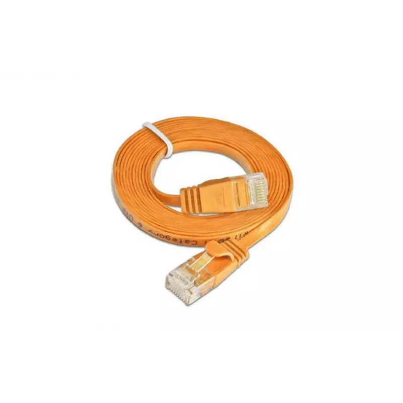 Wirewin Cat.6 Slim Ethernet Patchkabel U/UTP 1m Orange PKW-SLIM-KAT6 1.0 OR