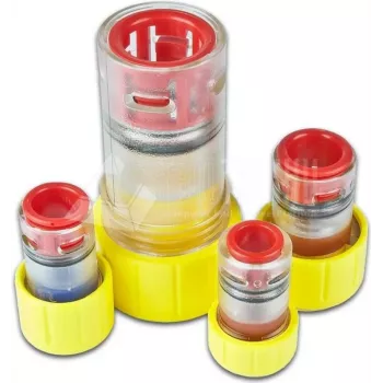 Wirewin Lightwin Endkappe mit Kabelverschraubung, Gas-Stop Single-Pull-Dichtung, 10 mm, 3-6 mm FTTx (DC 10MM OUT 3-6MM)