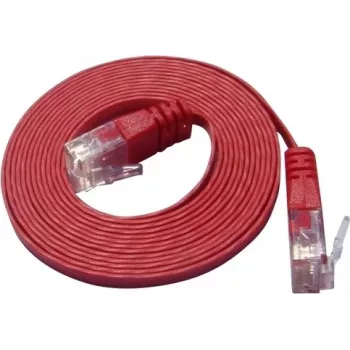 Wirewin Cat.6 Slim U/UTP Patchkabel, 10 m, Rot (PKW-SLIM-KAT6 10.0 RT)
