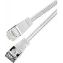 Wirewin Cat.6 SLIM Patchkabel STP PIMF 0,1m Grau PKW-STP-SLIM-KAT6 0.1
