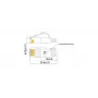 Wirewin Triotronik 0,15m Cat6 U/FTP Slim Ethernet Patchkabel, RJ45 Stecker zu Stecker, Weiß (PKW-STP-SLIM-KAT6 0.15 WS)
