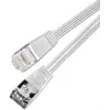 Wirewin Triotronik 0,15m Cat6 U/FTP Slim Ethernet Patchkabel, RJ45 Stecker zu Stecker, Weiß (PKW-STP-SLIM-KAT6 0.15 WS)