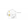 Wirewin Triotronik 0,15m Cat6 U/FTP Slim Ethernet Patchkabel, RJ45 Stecker zu Stecker, Weiß (PKW-STP-SLIM-KAT6 0.15 WS)