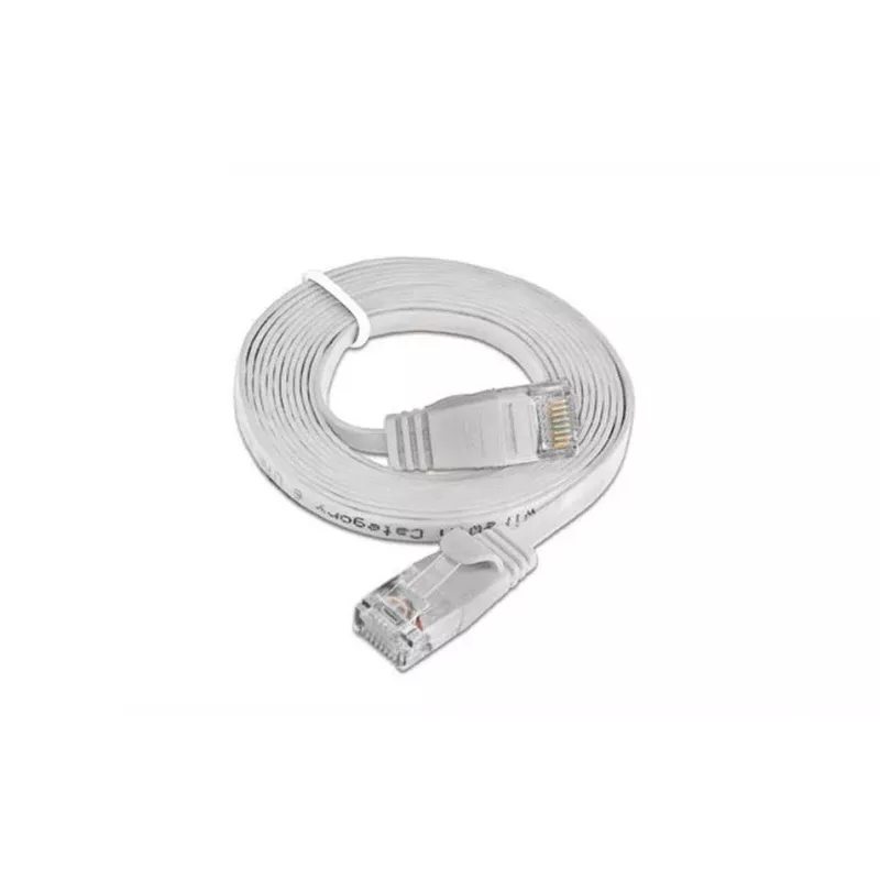 Wirewin Cat.6 Slim Patchkabel U/UTP 0,1m Weiß PKW-SLIM-KAT6 0.1 WS