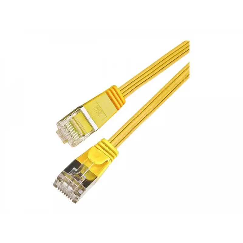 Wirewin SLIM S6 25 GE - Cat.6 SLIM Patchkabel, STP(PIMF), 25 m, Gelb (PKW-STP-SLIM-KAT6 25.0 GE)