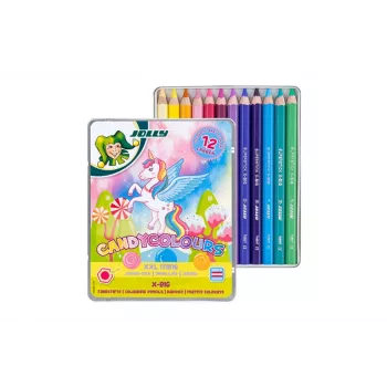 JOLLY X-BIG CANDYCOLOURS Buntstifte, gemischte Farben, 12 Stück (3099-0137)