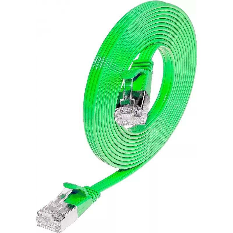 Wirewin SLIM S6 7,5m grünes Cat.6 Slim STP Patchkabel (PKW-STP-SLIM-KAT6 7.5 GN)