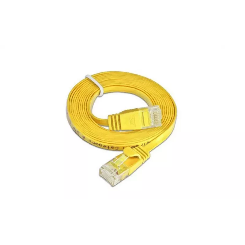 Wirewin SLIM Patchkabel U/UTP Cat6 Gelb 0,75 m PKW-SLIM-KAT6 0.75 GE