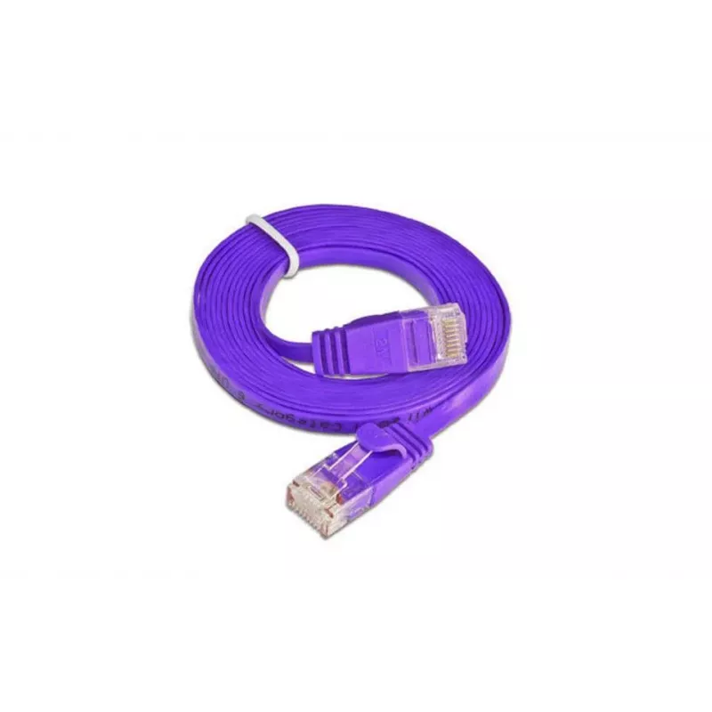 Wirewin Cat6 U/UTP Slim Ethernet Patchkabel, 0,1 m, Violett PKW-SLIM-KAT6 0.1 VT