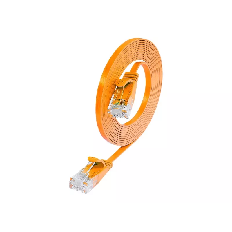 Wirewin Cat.6 SLIM Patchkabel U/UTP 0,15 m Orange PKW-SLIM-KAT6 0.15 OR