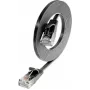 Wirewin Cat.6 Slim Patchkabel U/UTP 15m Schwarz PKW-SLIM-KAT6 15.0 SW