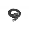 Wirewin Cat6 U/UTP Slim Ethernet Patchkabel, 7,5 m, Schwarz PKW-SLIM-KAT6 7.5 SW